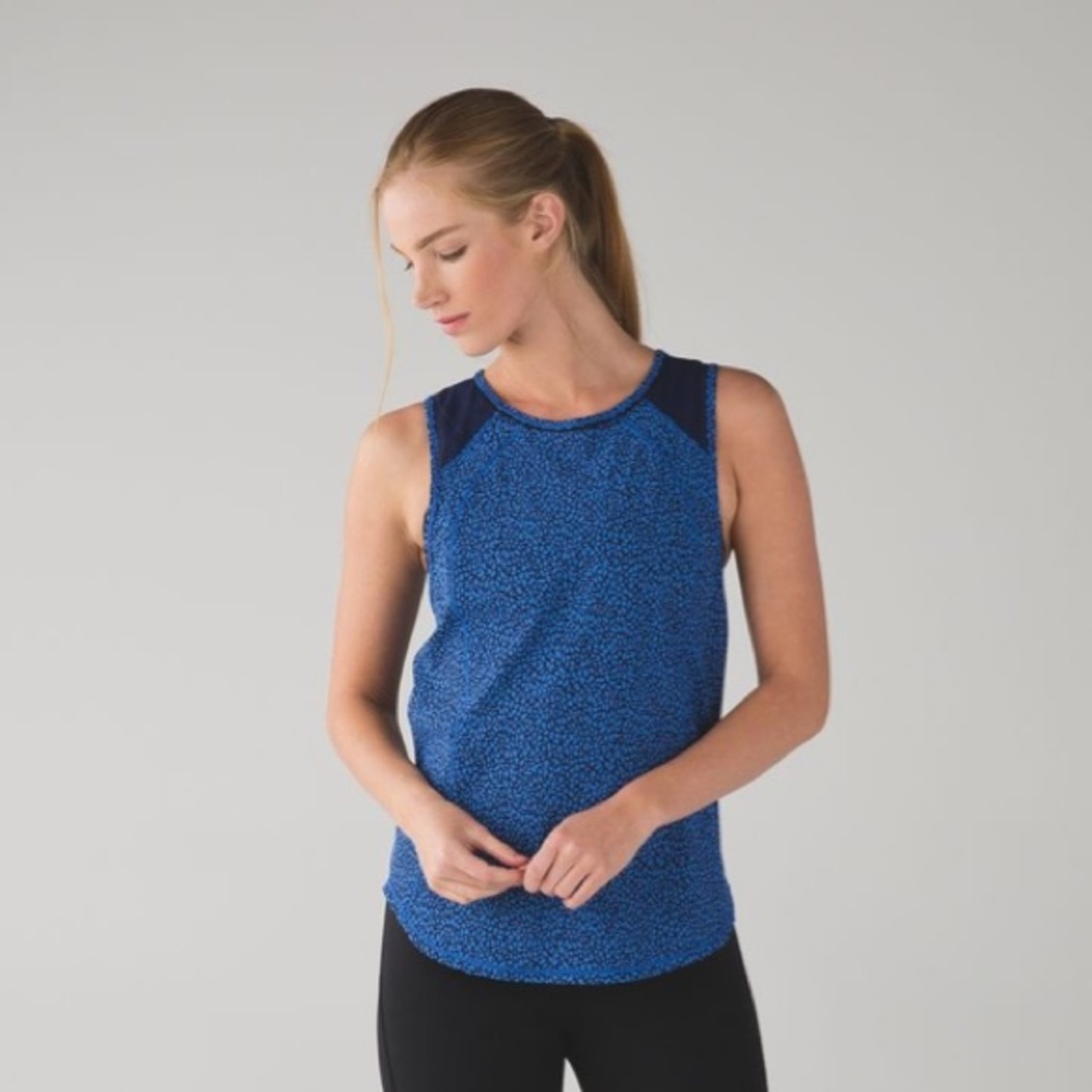 NWT LULULEMON SCULPT TANK MISM/HOBE